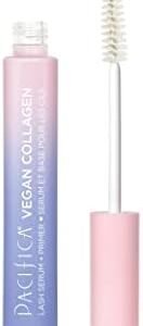Pacifica Beauty, Vegan Collagen Lash Serum & Clear Mascara Primer, Conditioning Vitamin E & B, Clean Makeup, For Feathery Full Lashes, Silicone Free, Vegan and Cruelty Free
