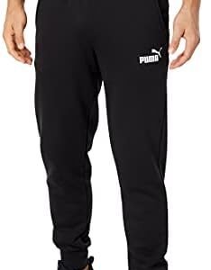 PUMA Mens Essentials Logo Fleece Sweatpants (Available in Plus Sizes)