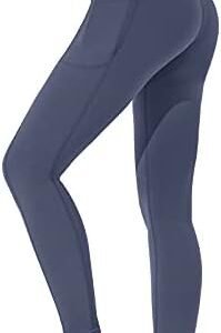 Polygon Yoga Pants for Women, High Waisted Leggings with Pockets, Tummy Control Non See Through Workout Pants