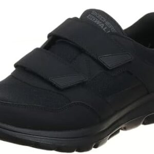 Skechers Mens Gowalk - Athletic Hook and Loop Walking Shoes | Two Strap Sneakers | Air-Cooled Foam Sneaker
