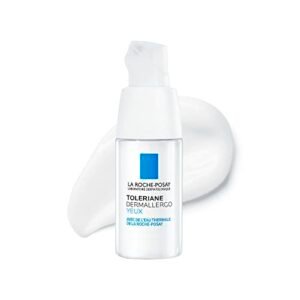 La Roche-Posay Eye Cream, Toleriane Dermallergo Eyes, Sensitive Skin Eye Cream, Intense Soothing Care with Shea Butter and Glycerin, Allergy Tested, Fragrance-Free, 20ml