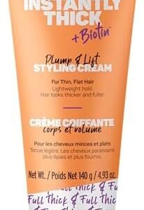 Marc Anthony Instantly Thick Biotin Styling Cream - Biotin & Vitamin E Hair Thickening Cream to Make Hair Thick & Full - Volumizing Lightweight Thickening Hair Product for Fine, Dry Dull Hair ( Packaging May Vary )