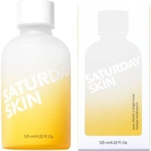 Saturday Skin Yuzu Vitamin C Bright Toner for Dryness Dullness Face Hydrate Tone Glow Niacinamide Smooth Skin Facial Water Korean Skincare Ideal for All Skin Type