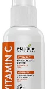 Maritime Naturals Vitamin C Moisturizing Lotion, Face Moisturizer with 15% Vitamin C, Shea Butter, Jojoba Oil, B5. Face Moisturizer for men and women. All skin types. Born in Nova Scotia, Canada (60 ml)