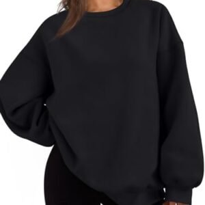 EFAN Womens Oversized Sweatshirts Hoodies Fleece Crew Neck Pullover Sweaters Casual Comfy Fall Fashion Outfits Clothes 2023