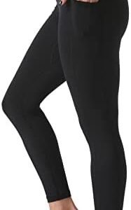 Sunzel No Front Seam Workout Leggings for Women with Pockets, High Waisted Compression Yoga Pants with Tummy Control