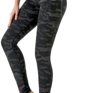 CAMBIVO High Waisted Leggings for Women, Yoga Pants with Pockets for Women Tummy Control Non See Through Workout Leggings