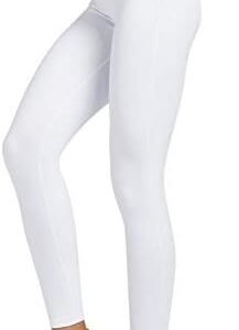 COOLOMG Women's Yoga Pants Printed Running Tights,Workout Running Leggings Tummy Control