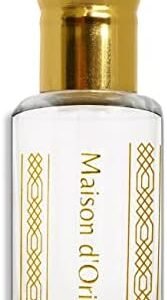 MUSK TAHARA 12mL | Artisanal Hand Crafted Perfume Oil Fragrance for Women and for Men | Traditional Attar Style Cologne | by Perfumer Maison d'Orient, Dubai UAE | Gift/Party Favor | Body Oil