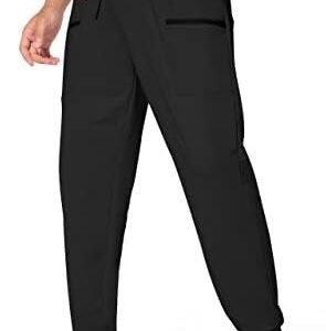 M MAROAUT Men's Joggers Sweatpants - Jogging Sweat Pants with Zipper Pockets, Gym Workout Track Pants for Athletic Lounge