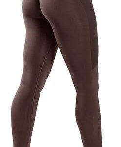 Jetjoy Workout Leggings for Women Yoga Pant High Waist Seamless Booty Scrunch Compression Tights Leggings Fitness
