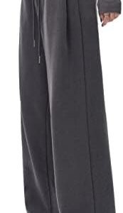 SEAUR Women's Baggy Straight Wide Leg Sweatpants Casual High Waist Drawstring Joggers Pants Athletic Lounge Trousers
