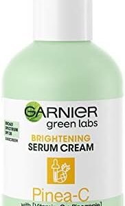 Garnier Green Labs Pinea-C Brightening Serum Cream, With Conditioning Vitamin C + Pineapple, Hydrates & Brightens Skin, Broad Spectrum SPF30, For Dull & Uneven Skin Including Sensitive Skin, 72 ml