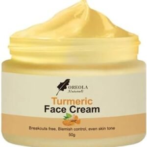 Turmeric Face Cream, Moisturizing, Glowing and Hydrating (50g) Ideal For All Skin Types by Oreola Naturals