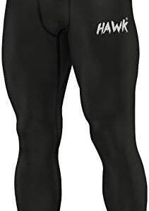 Hawk Sports Mens Compression Pants Base Layer Running Workout Muay Thai Jiu Jitsu MMA BJJ Spats Leggings Tights for Men