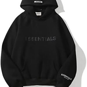 Fear of God Essentials Hoodie Letter Print Loose Sweatshirt Long Sleeve Pullover