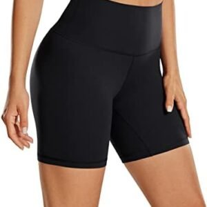 CRZ YOGA Womens Butterluxe Biker Shorts 2.5'' / 4'' / 6'' / 8'' - High Waisted Booty Workout Volleyball Yoga Spandex