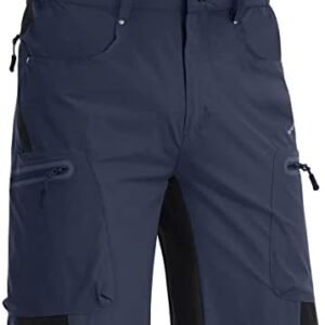 MAGNIVIT Men's Cargo Hiking Shorts Biker Shorts Quick Drying Above Knee Work Shorts with Multi-Pockets