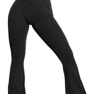 OZICERD Flared Leggings for Women High Waisted Workout Leggings Tummy Control Butt Lifting Flare Yoga Pants