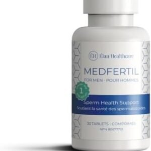MedFertil for Men, 30 TABLETS, Male Fertility Supplement, Natural Prenatal Multivitamins, (1 Month Supply) - Elan Healthcare