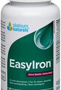 Platinum Naturals - EasyIron Extra Gentle | Non-constipating - 60 Vegetarian Liquid Capsules