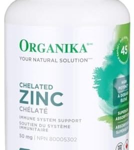 Organika Chelated Zinc 45 Tabs