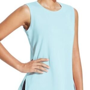 BALEAF Workout Tank Tops for Women High Neck Yoga Tops Sleeveless Running Shirts Loose Fit Athletic Gym Clothes