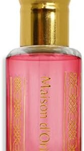 PINK MUSK (Pink Tahara) 12mL | Perfume and Body Oil from Fragrance House Maison d'Orient, Dubai UAE | Original Misk Blend | Alcohol Free and Vegan | Arabian Perfume