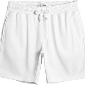 MaaMgic 7" Mens Athletic Gym Shorts,Elastic Waist Quick Dry Breathable Workout Short Pants with Pockets