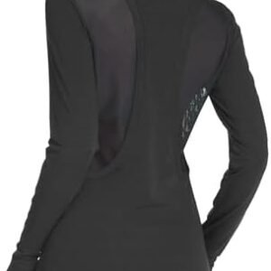 PINSPARK Long Sleeve Workout Shirts for Women Mesh Yoga Tops Hiking Gym Shirts Breathable Dry Fit Running Shirts