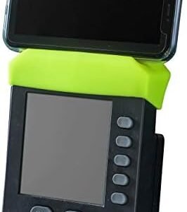 Phone Holder Made for PM5 Monitors of Rowing Machine, SkiErg and BikeErg - Silicone Fitness Products (Yellow)