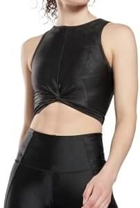 Reebok Womens Yoga Cropped Tank