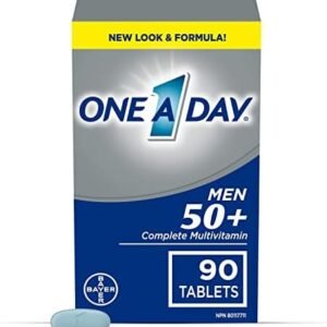 One A Day Multivitamin For Men 50 Plus - Daily Vitamins For Men With Vitamins A, B, C, D, E, Calcium, Selenium, Magnesium And Zinc To Support Immune, Bone, Heart And Eye Health, And Energy, 90 Tablets
