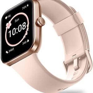 OCTANDRA Go VeryFit Smart Watch Heart Rate Blood Oxygen Saturation Sleep Monitor 1.69 Inch Step Counter Pedometer 5ATM Exercise Activity Fitness Tracker Watches for Men Women (ID207)