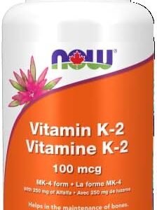 Now Vit K-2 100mcg 100vcap
