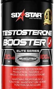 Testosterone Booster for Men, Six Star Pro Nutrition, Test Booster For Men, Extreme Strength + Enhances Training Performance + Scientifically Researched, Test Boost Supplement, 60 Pills