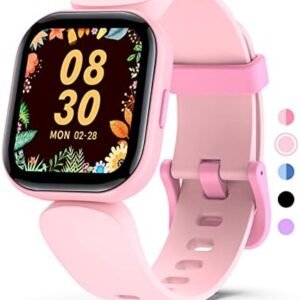 Mgaolo Kids Smart Watch for Boys Girls,Fitness Tracker with Heart Rate Sleep Monitor for Android iPhone,Waterproof DIY Watch Face Pedometer Activity Tracker (Can be Used Without app/Phone)