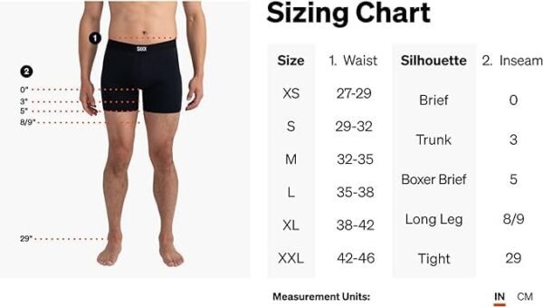 Saxx Men's Underwear - Non-Stop Stretch Cotton Boxer Brief Fly 5Pk with Built-in Pouch Support - Underwear for Men - Image 6