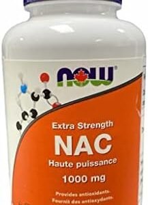 NOW Nac Extra Strength Tablets, 1000mg, 120 Count
