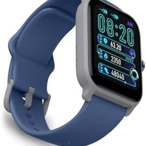 OCTANDRA Move 2 VeryFit 1.8" Bluetooth Answer Call Alexa Smart Watch Heart Rate Blood Oxygen Saturation Sleep Monitor Step Counter IP68 Activity Fitness Tracker Watches for Men Women (IDW13) (Blue)