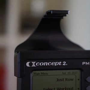 LiveRowing Concept 2 Rowing Machine Smartphone Holder with Fitness App - Fits Most iPhones and iPods - Holds Your Smartphone While Working Out on Your Erg Machine