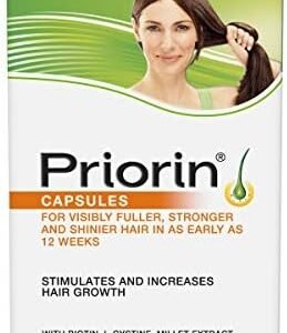 Priorin Hair Growth Vitamins With Biotin - Hair Vitamins To Stimulate Hair Growth For Men And Women, Decrease Of Hair Loss After Washing, Contains Biotin For Hair Growth, 60 Count, 1 Month Supply