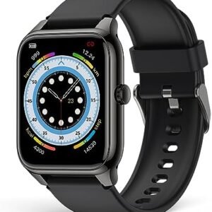 Smart Watch for Men Women, 1.78" AMOLED HD Screen Fitness Tracker with Heart Rate, Blood Pressure, Blood Oxygen, Sleep, IP68 Waterproof Smartwatch with Bluetooth Call for Android iPhone