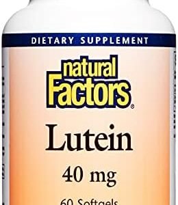 Natural Factors - Lutein 40 mg, 60 Softgels