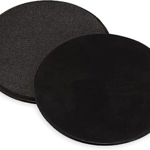 Stanz (TM) 2PCS 2 Pack Gliding Discs Core Sliders. Dual Sided Use on Carpet or Hardwood Floors. Abdominal Exercise Equipment
