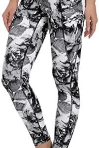 Free Leaper Women High Waisted Stretchy Leggings with Pockets Buttery Soft Workout Yoga Pants