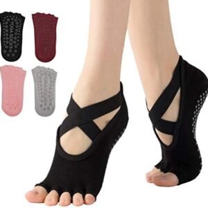 Non Slip Socks for Yoga, Grip Socks Pilates Barre Socks for Women Girls