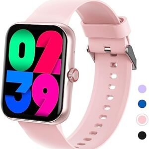 Smart Watch for Kids, 1.84" Full Touch Screen Sports Fitness Tracker Kids Watch with Bluetooth Call, 100 Sports Modes, Sleep Monitoring, Heart Rate, Pedometer, Sports Watch for Boys Girls