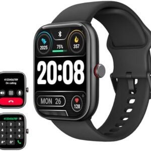 Smart Watch for Men Women with Bluetooth Call, 1.91" Alexa Built-in, Fitness&Sleep Tracker, Blood Oxygen, Heart Rate Monitor, 100+ Exercise Modes, IP68 Waterproof Smartwatch for Android Phone iPhone