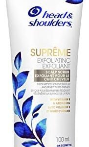 Head & Shoulders Exfoliating Scalp Scrub Treatment, Supreme, Infused with Vitamin E & Argan Oil, 100 mL